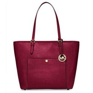Michael Michael Kors Jet Set Item Large Top Zip Pocket Tote